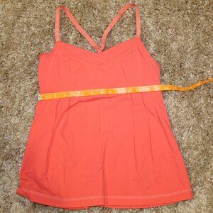 Coral Lululemon Y-Back Tank Top